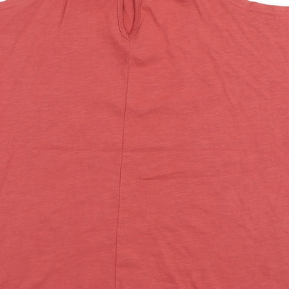 Womens UK Size 8 New Look Orange Jersey T-Shirt