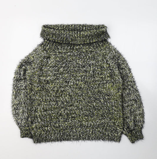 Womens UK Size L QED London Multicoloured Pullover Jumper