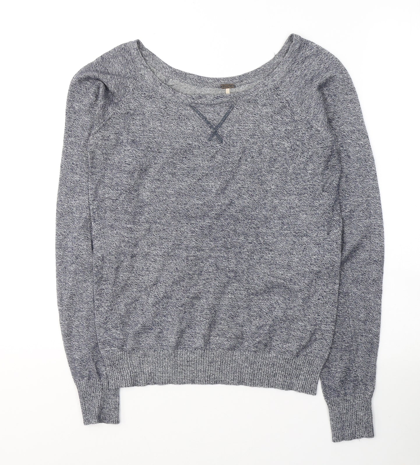 Womens UK Size S Poof Blue Pullover Jumper