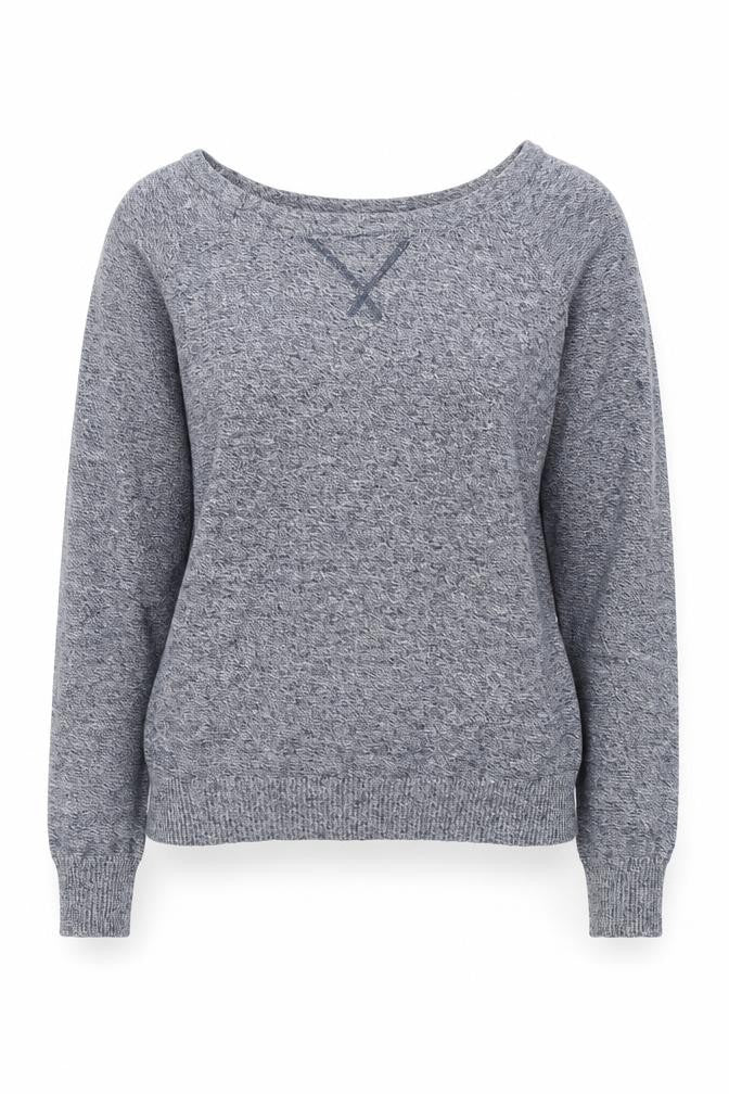 Womens UK Size S Poof Blue Pullover Jumper