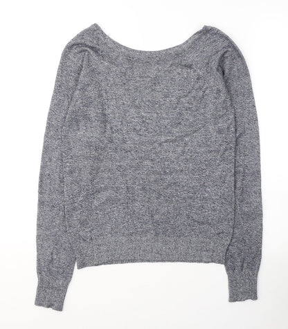 Womens UK Size S Poof Blue Pullover Jumper