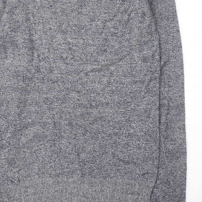 Womens UK Size S Poof Blue Pullover Jumper