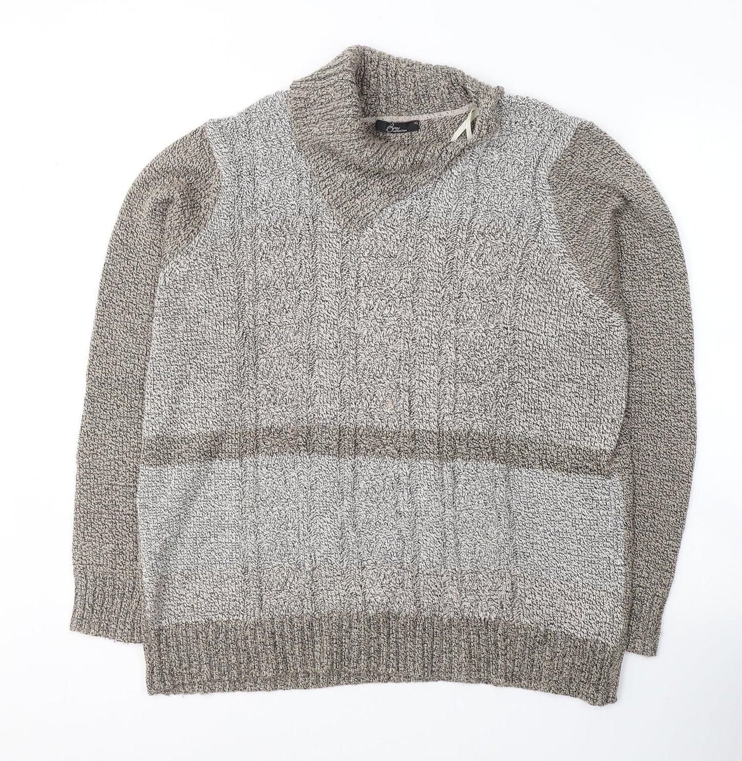 Womens UK Size XL Bonmarché Beige Pullover Jumper
