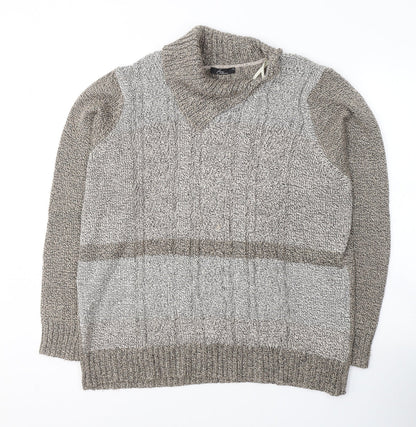 Womens UK Size XL Bonmarché Beige Pullover Jumper