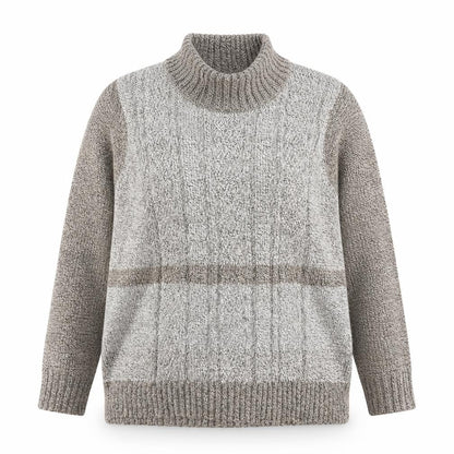 Bonmarché Womens Beige Roll Neck Acrylic Pullover Jumper Size XL