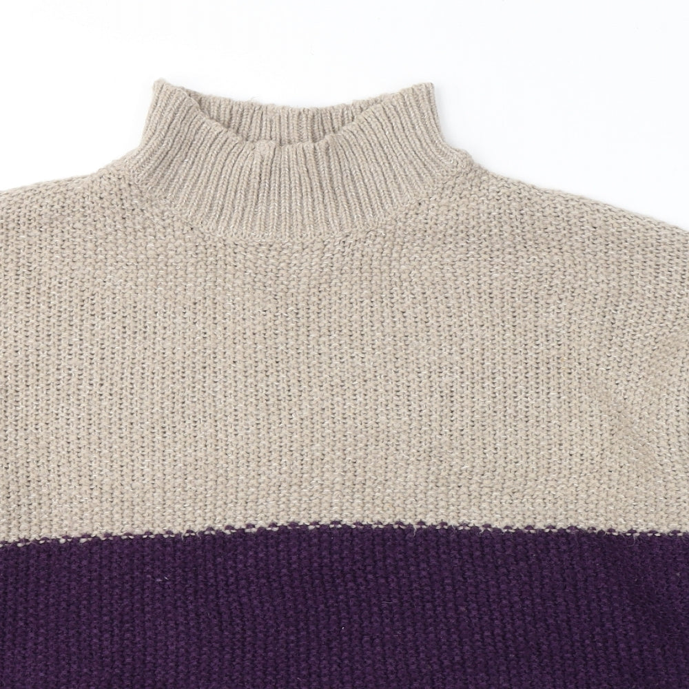 Womens UK Size XL Pep&Co Purple Pullover Jumper