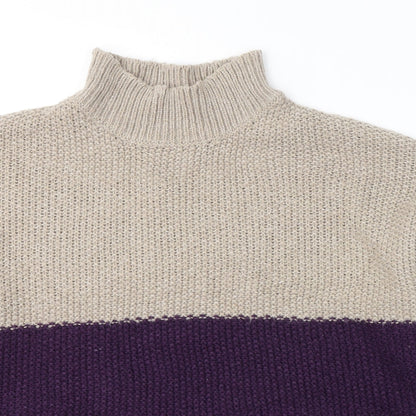 Womens UK Size XL Pep&Co Purple Pullover Jumper