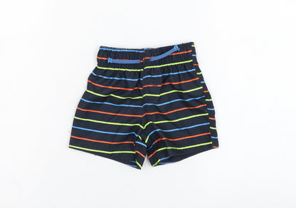 Primark Boys Black Striped Polyester Sweatpants Trousers Size 9-12 Months  Pullover - Swimwear