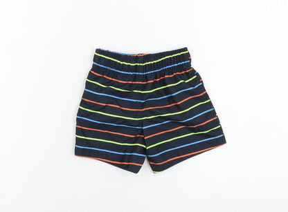 Primark Boys Black Striped Polyester Sweatpants Trousers Size 9-12 Months  Pullover - Swimwear