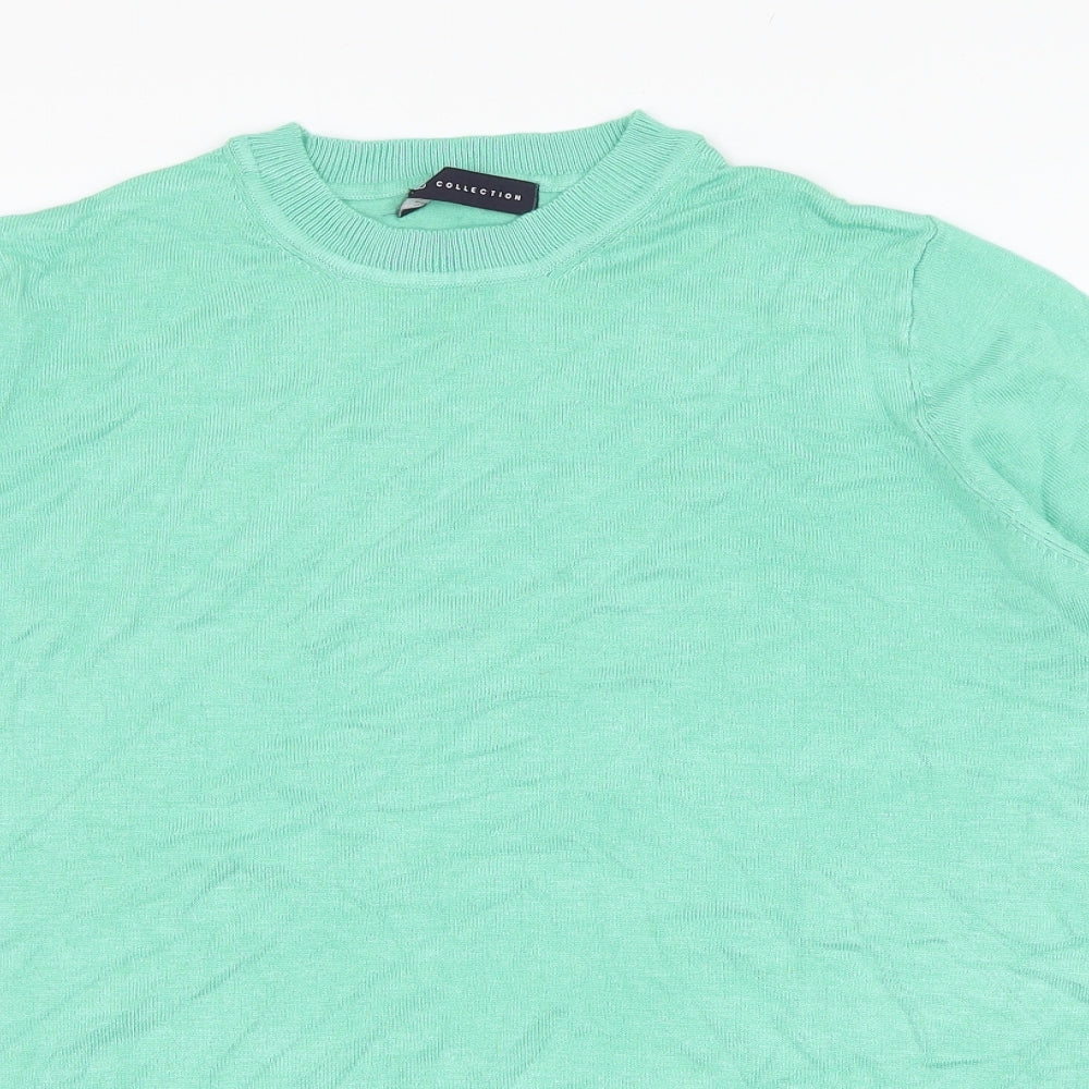 Womens UK Size 12 Marks and Spencer Green Pullover Jumper