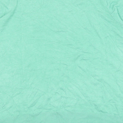 Womens UK Size 12 Marks and Spencer Green Pullover Jumper