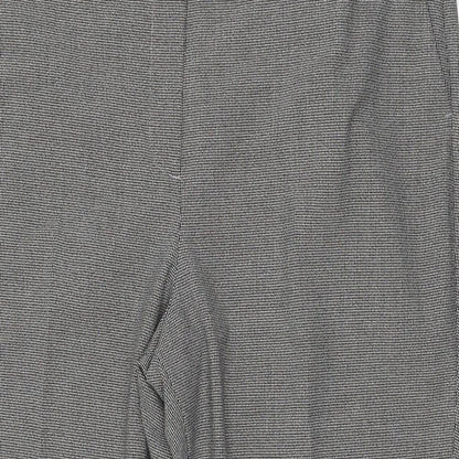 Womens UK Size 16 Marks and Spencer Regular Fit Carrot Grey Trousers