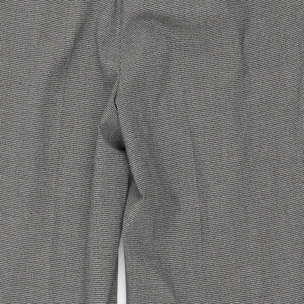 Womens UK Size 16 Marks and Spencer Regular Fit Carrot Grey Trousers