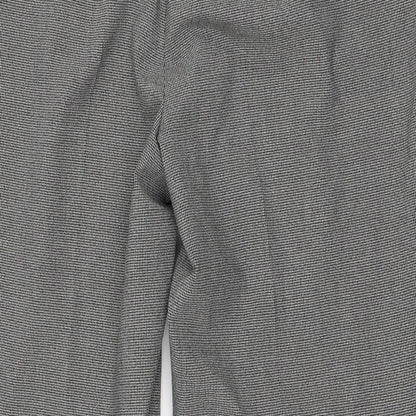Womens UK Size 16 Marks and Spencer Regular Fit Carrot Grey Trousers