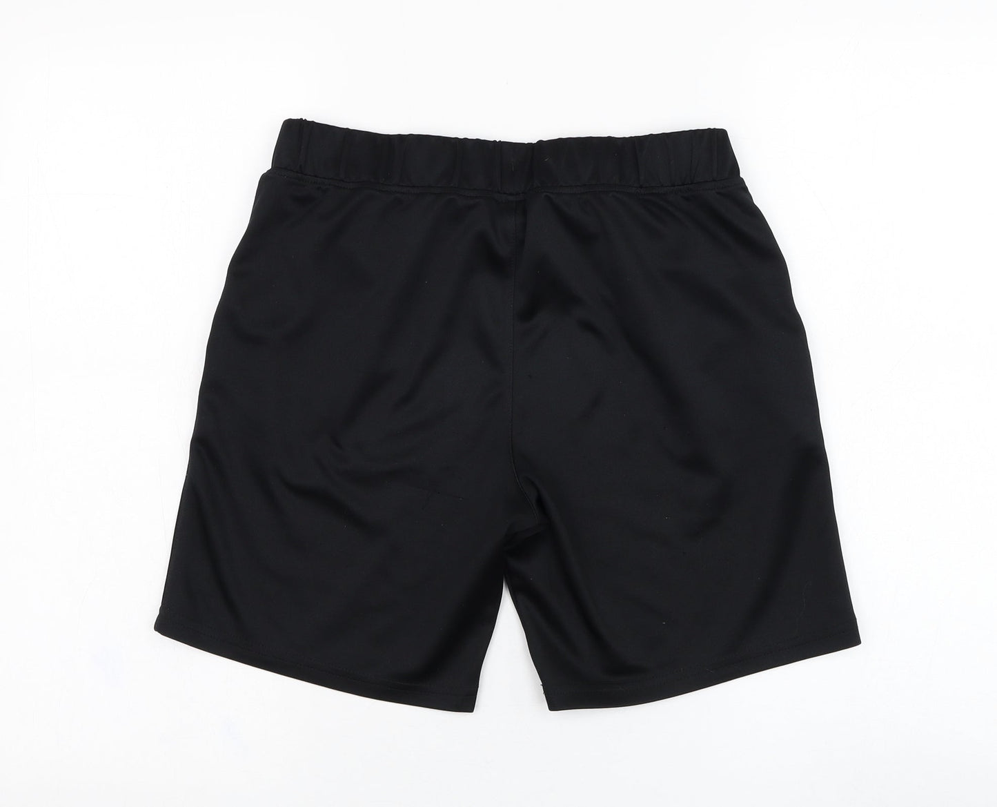 Dunnes Stores Mens Black  Polyester Sweat Shorts Size 28 in L7 in Regular