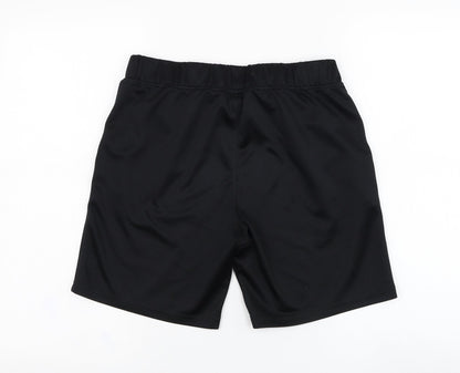Dunnes Stores Mens Black  Polyester Sweat Shorts Size 28 in L7 in Regular