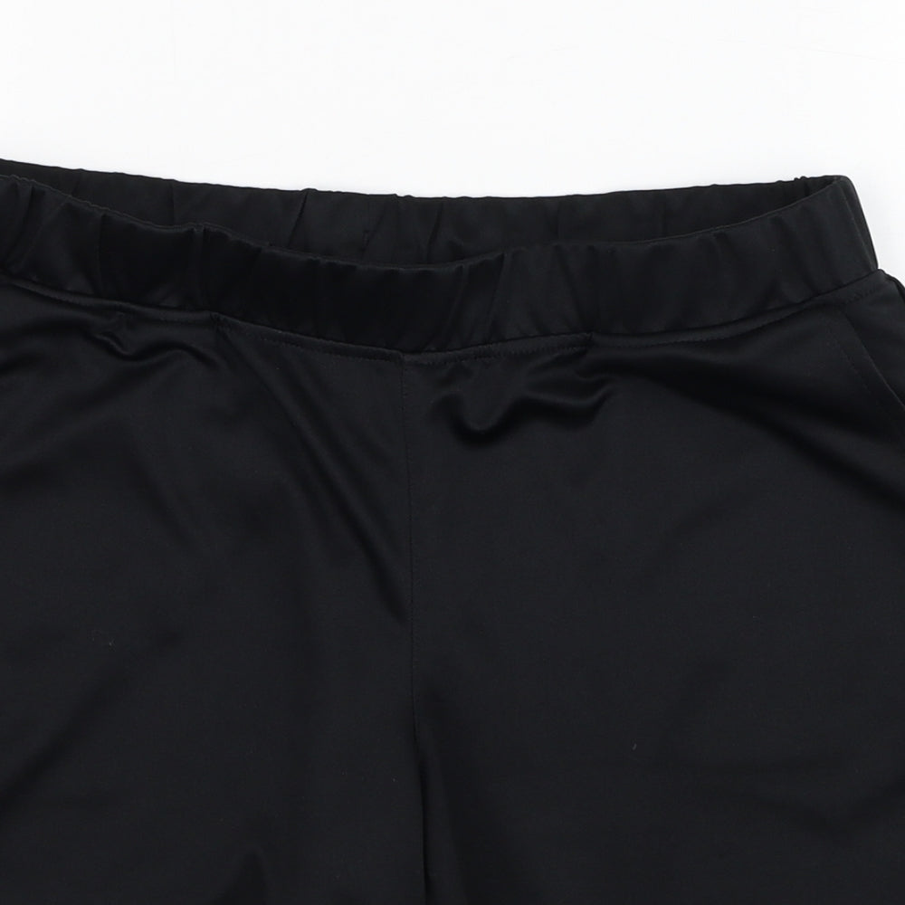 Dunnes Stores Mens Black  Polyester Sweat Shorts Size 28 in L7 in Regular