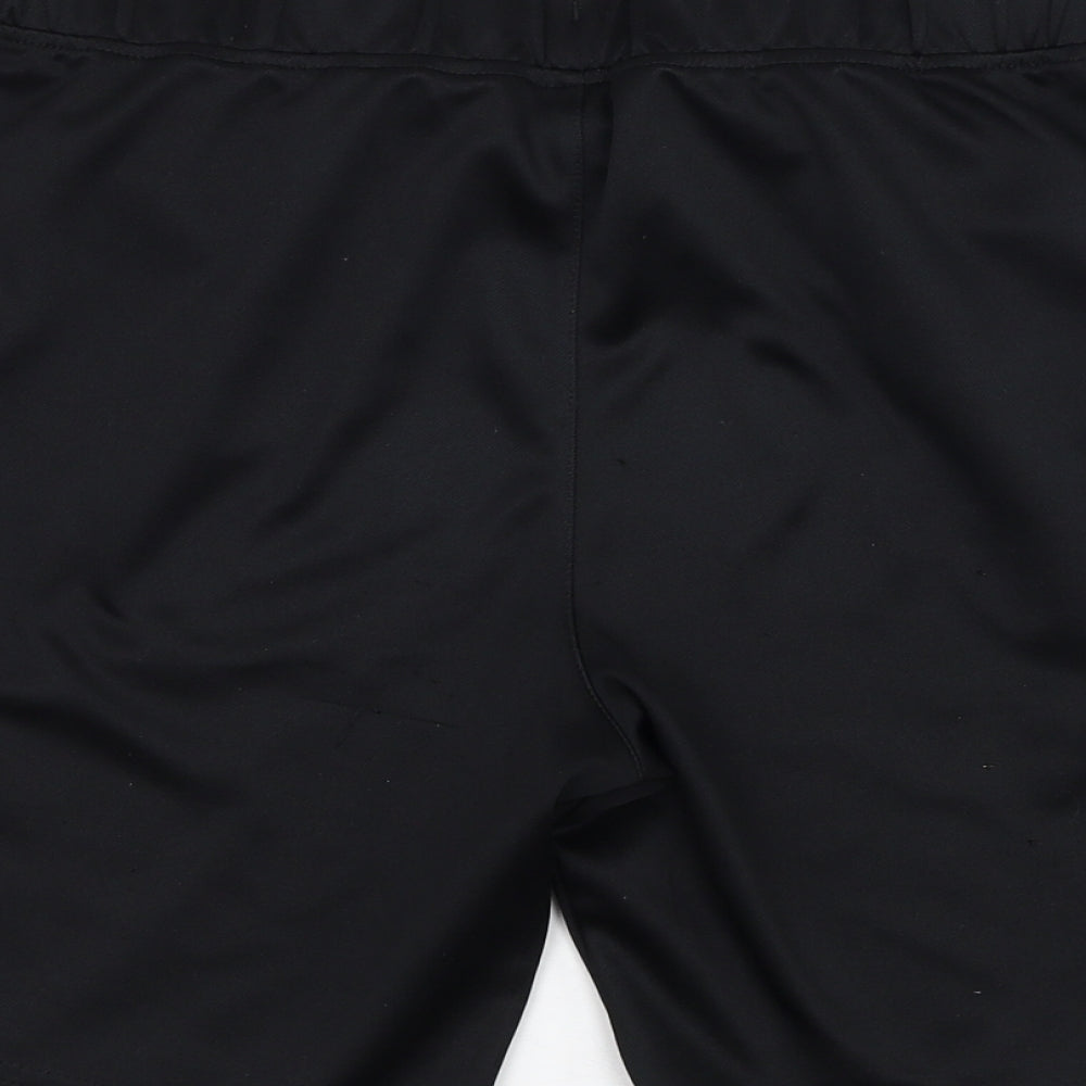 Dunnes Stores Mens Black  Polyester Sweat Shorts Size 28 in L7 in Regular