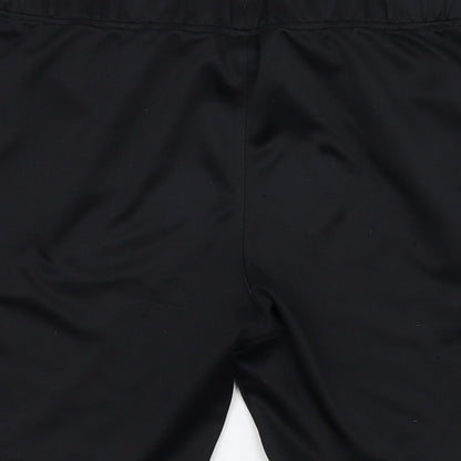 Dunnes Stores Mens Black  Polyester Sweat Shorts Size 28 in L7 in Regular