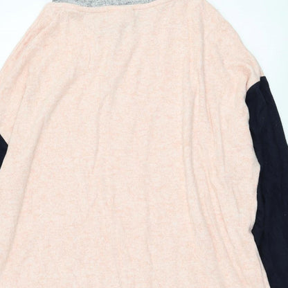 Wallis Womens Pink  Viscose Pullover Hoodie Size 12  Pullover
