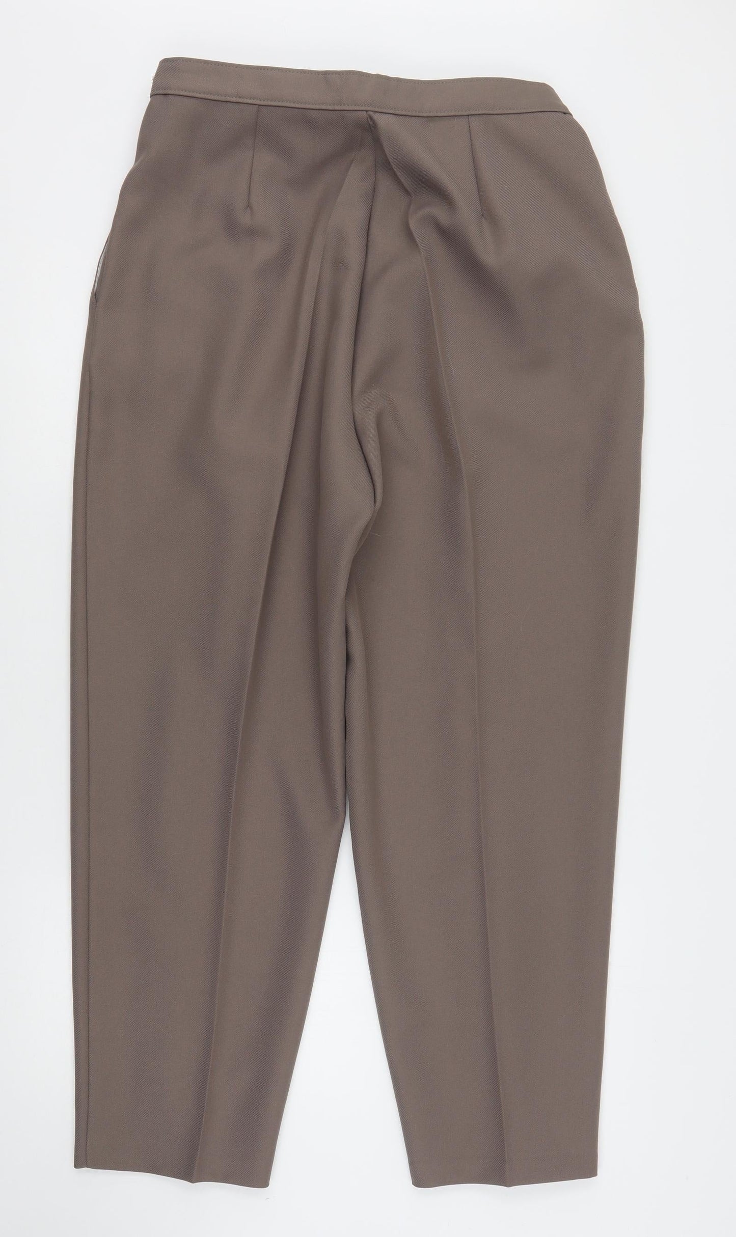 Womens UK Size 20 in Preworn Regular Fit  Brown Trousers