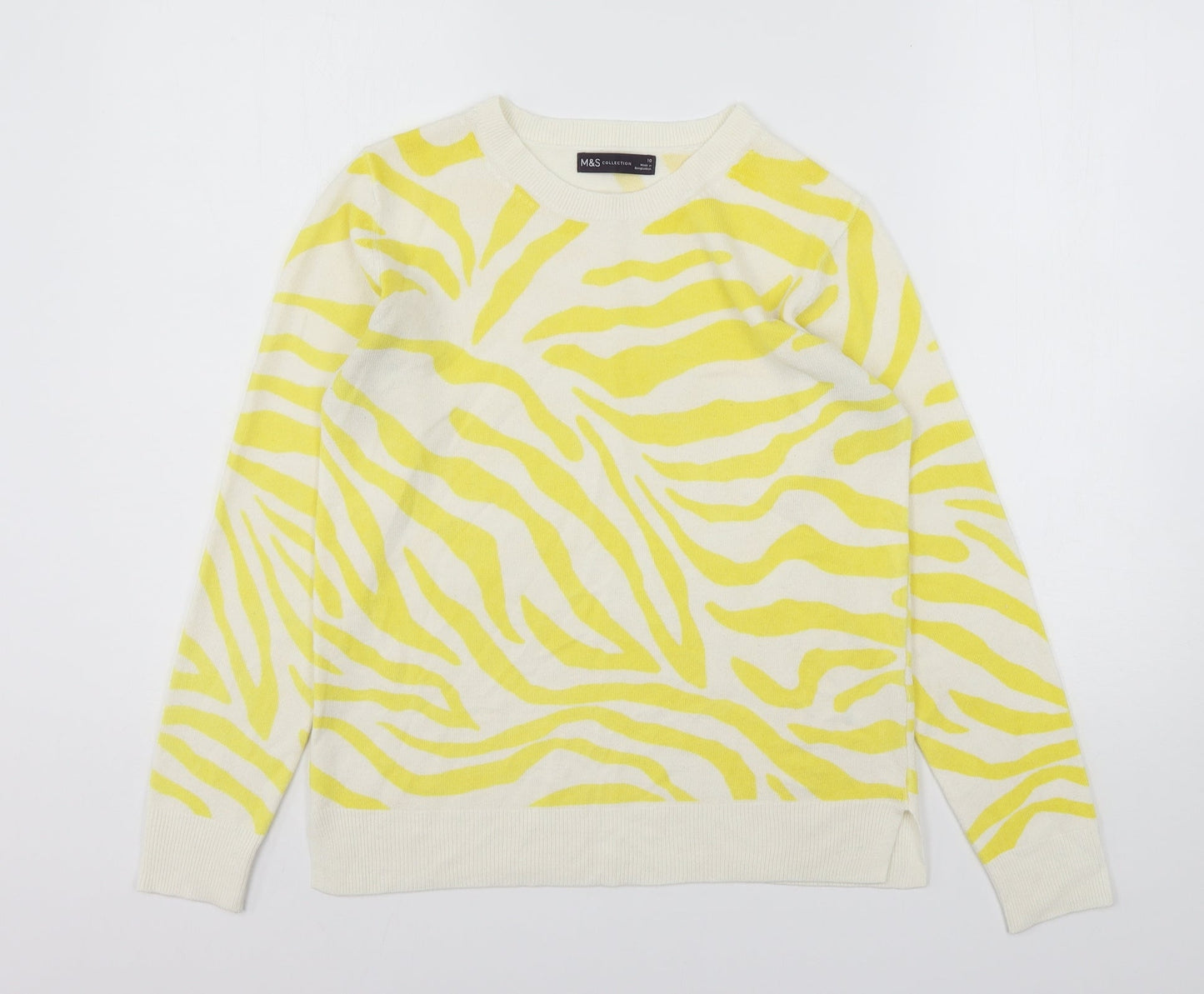 Womens UK Size 10 Marks and Spencer Multicoloured Pullover Jumper