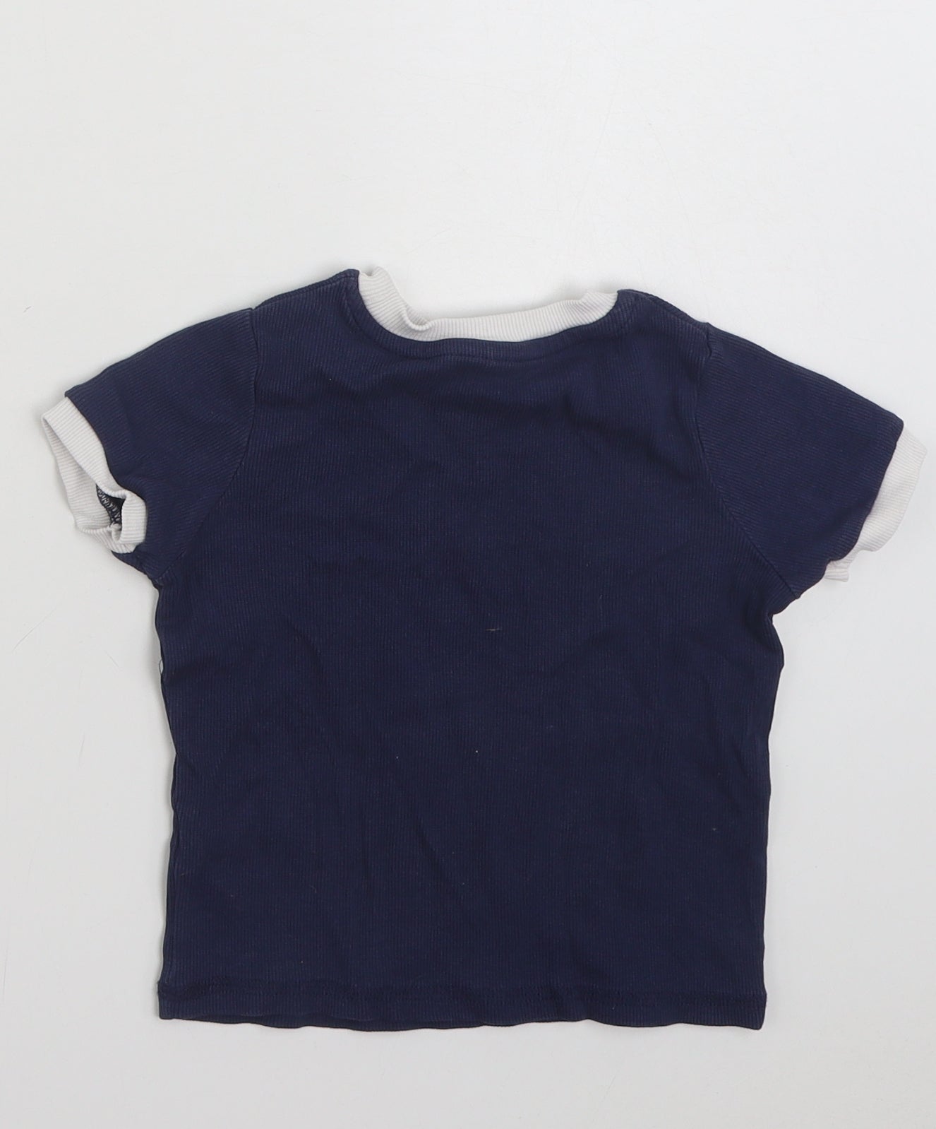 George Boys Blue  Cotton Pullover Sweatshirt Size 2-3 Years  Pullover