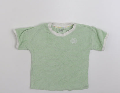 Primark Girls Green  100% Cotton Pullover Sweatshirt Size 2-3 Years  Pullover - Smile