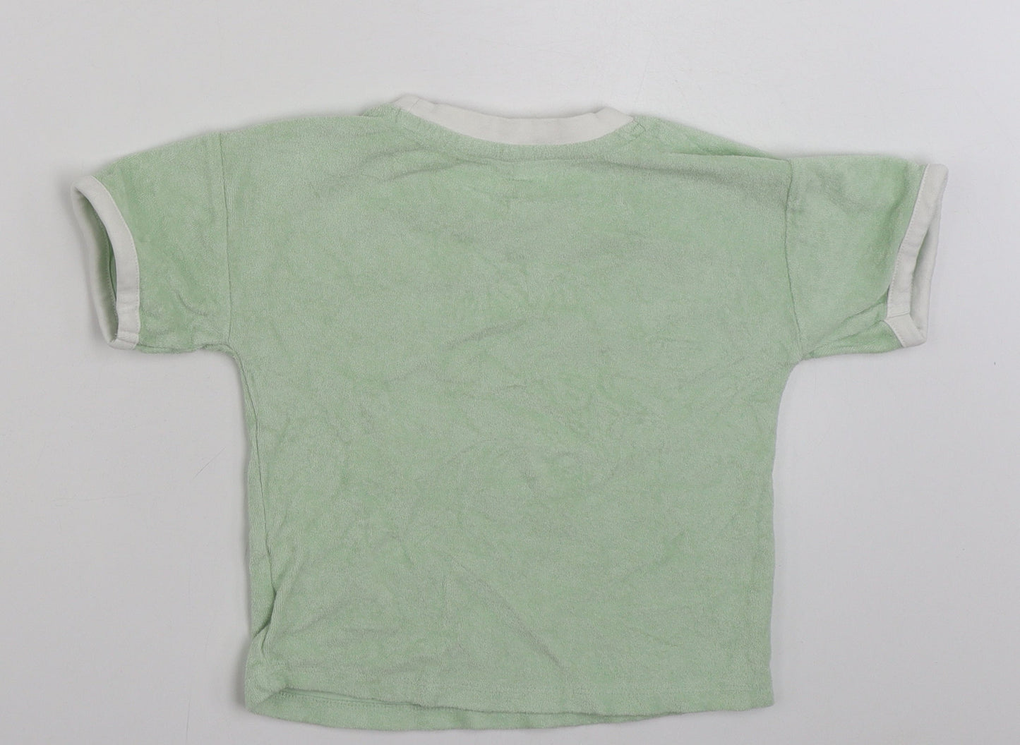 Primark Girls Green  100% Cotton Pullover Sweatshirt Size 2-3 Years  Pullover - Smile