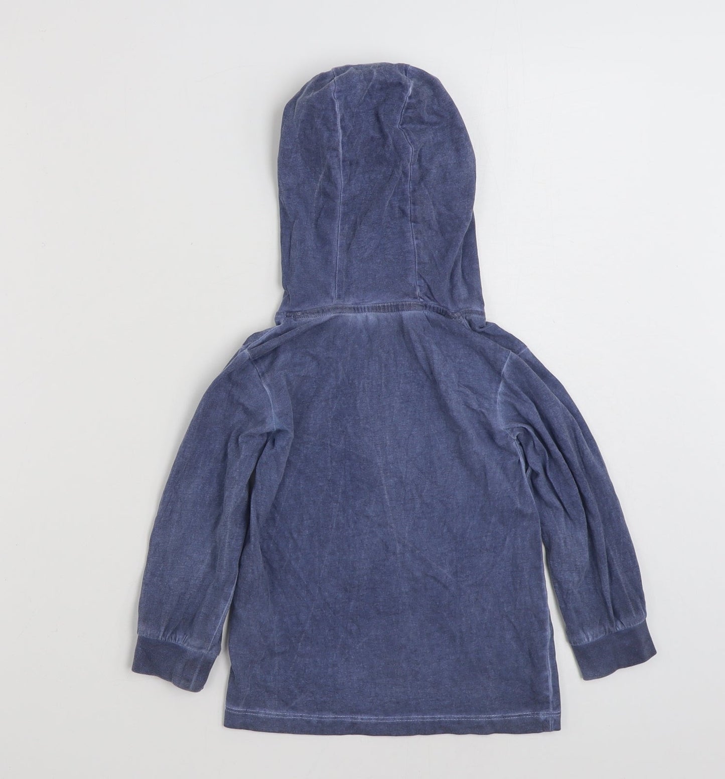 Matalan Boys Blue  100% Cotton Pullover Hoodie Size 2-3 Years  Pullover - Adventure Crew