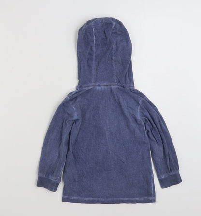 Matalan Boys Blue  100% Cotton Pullover Hoodie Size 2-3 Years  Pullover - Adventure Crew