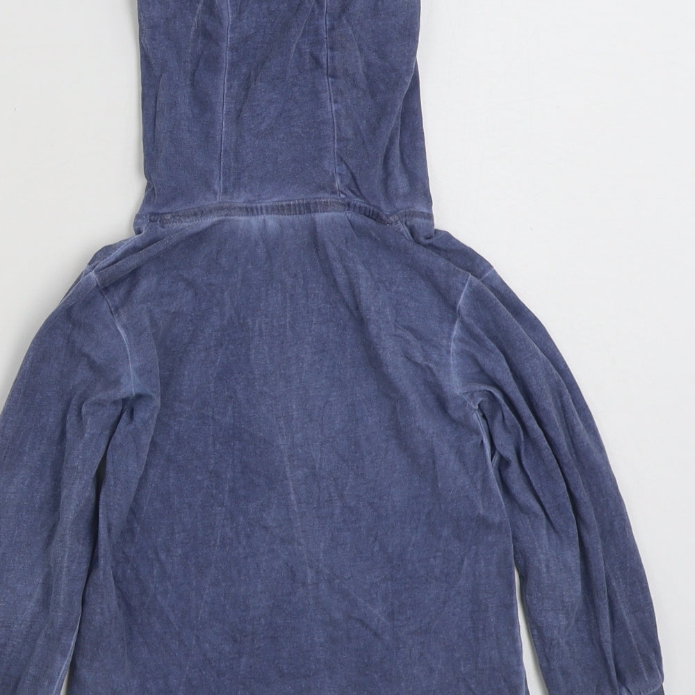 Matalan Boys Blue  100% Cotton Pullover Hoodie Size 2-3 Years  Pullover - Adventure Crew