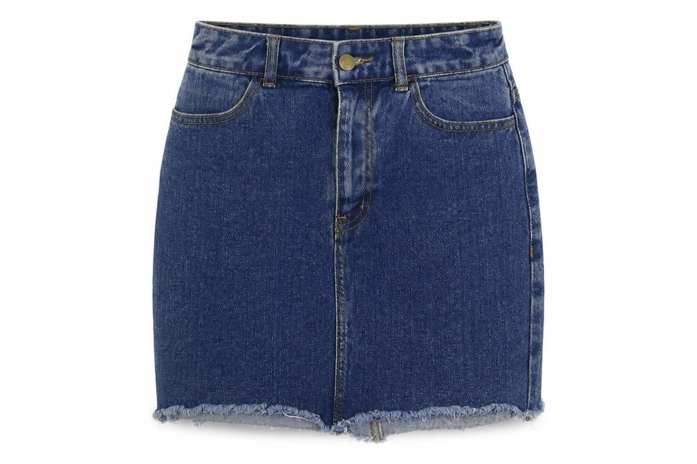 Womens UK Size S FOREVER 21 Mini Denim Skirt