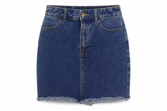 Womens UK Size S FOREVER 21 Mini Denim Skirt