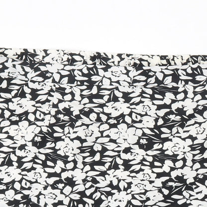 Pep&Co Womens Multicoloured Floral Polyester A-Line Skirt Size 14