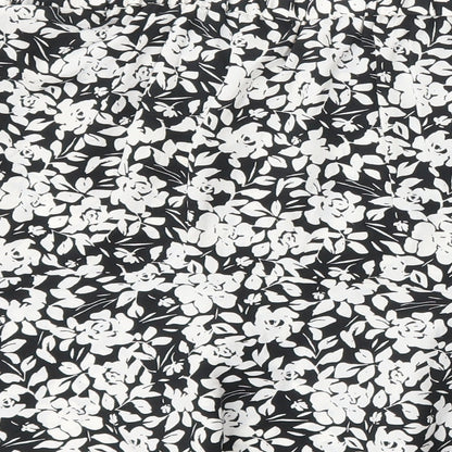 Pep&Co Womens Multicoloured Floral Polyester A-Line Skirt Size 14