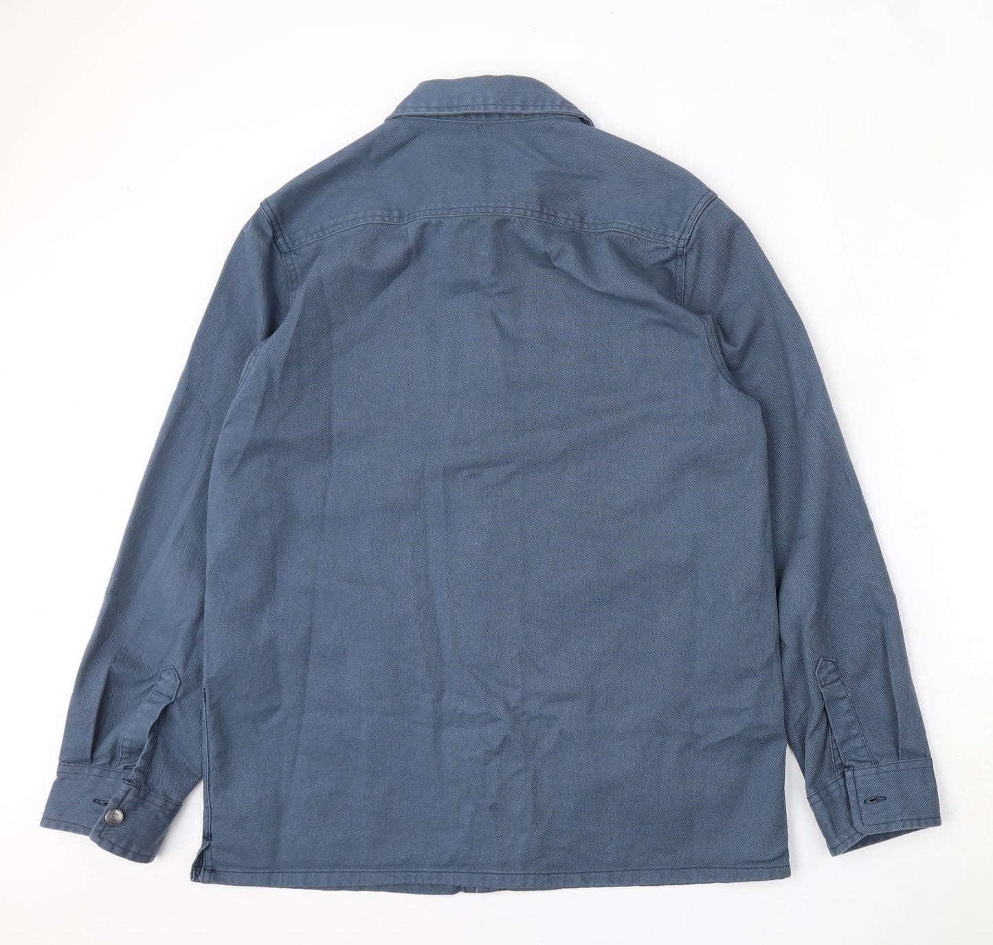 Primark Mens Blue  Cotton  Button-Up Size XS Collared Button