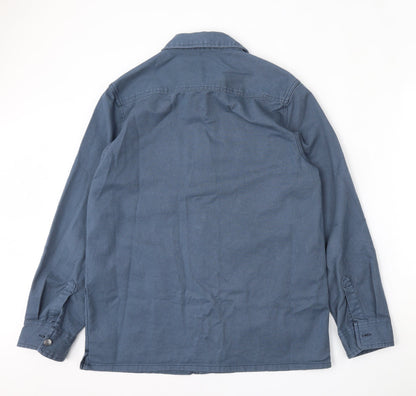 Primark Mens Blue  Cotton  Button-Up Size XS Collared Button
