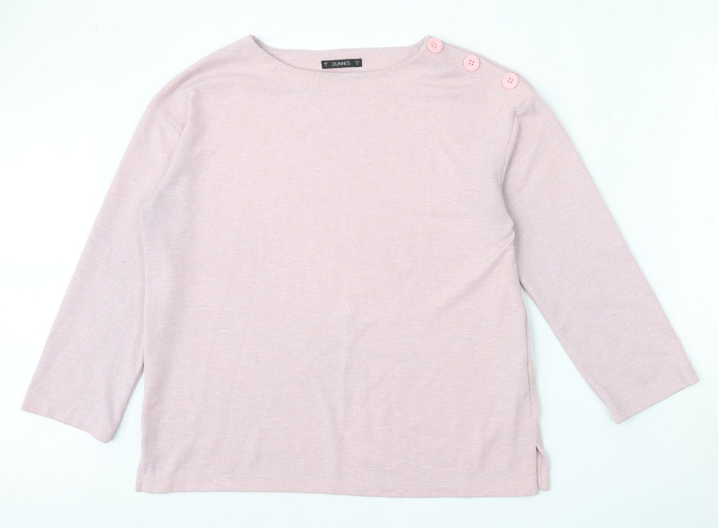 Womens UK Size M Dunnes Stores Pink Pullover Sweatshirt