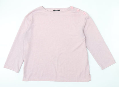 Womens UK Size M Dunnes Stores Pink Pullover Sweatshirt