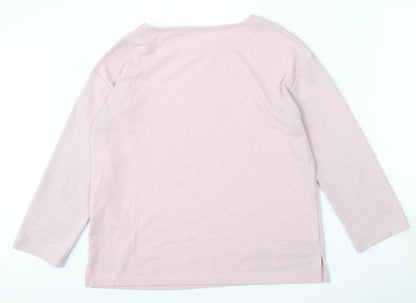 Womens UK Size M Dunnes Stores Pink Pullover Sweatshirt
