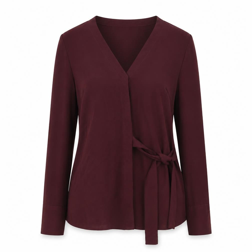 Womens UK Size 10 New Look Purple Basic Blouse