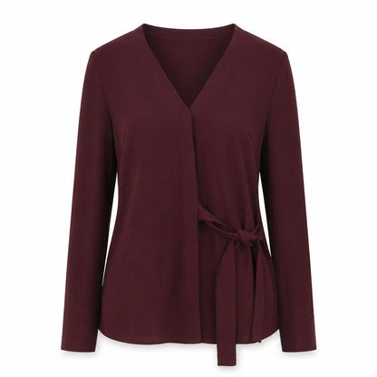 Womens UK Size 10 New Look Purple Basic Blouse