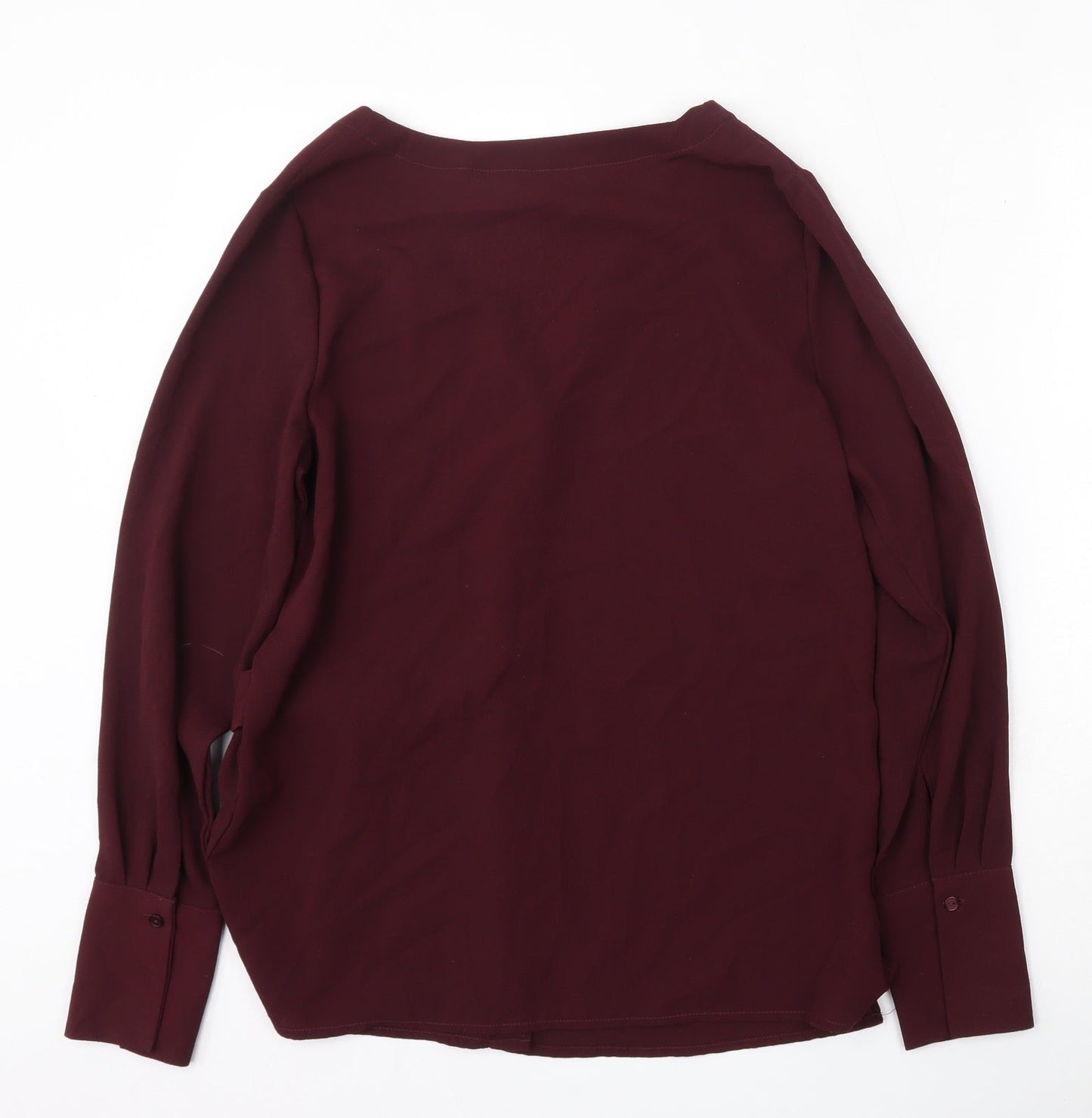 Womens UK Size 10 New Look Purple Basic Blouse