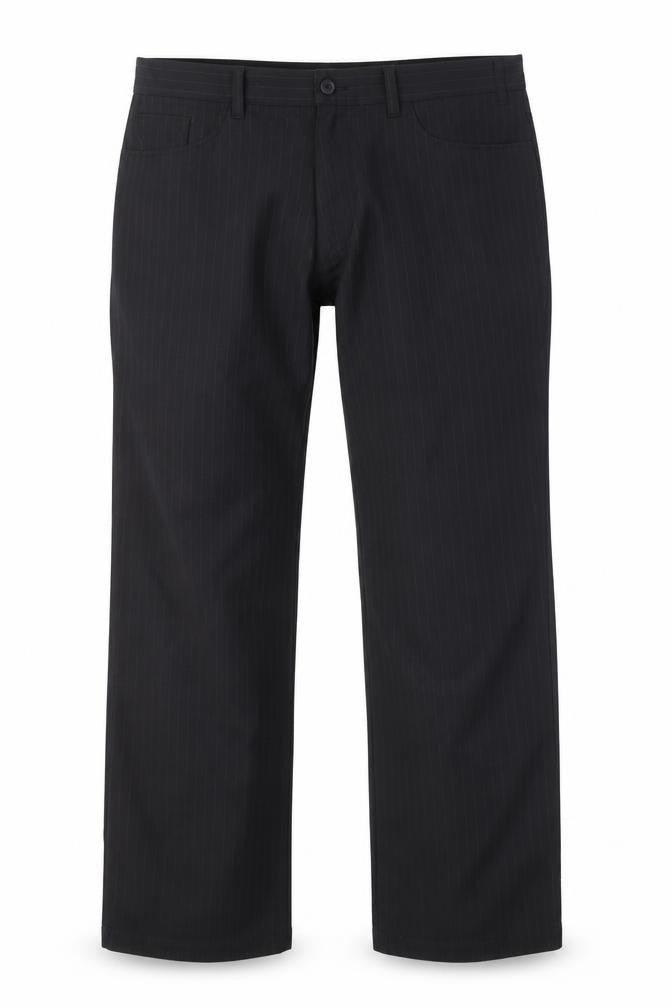 Mens UK Size 36 Henri Ross Regular Fit  Black Trousers