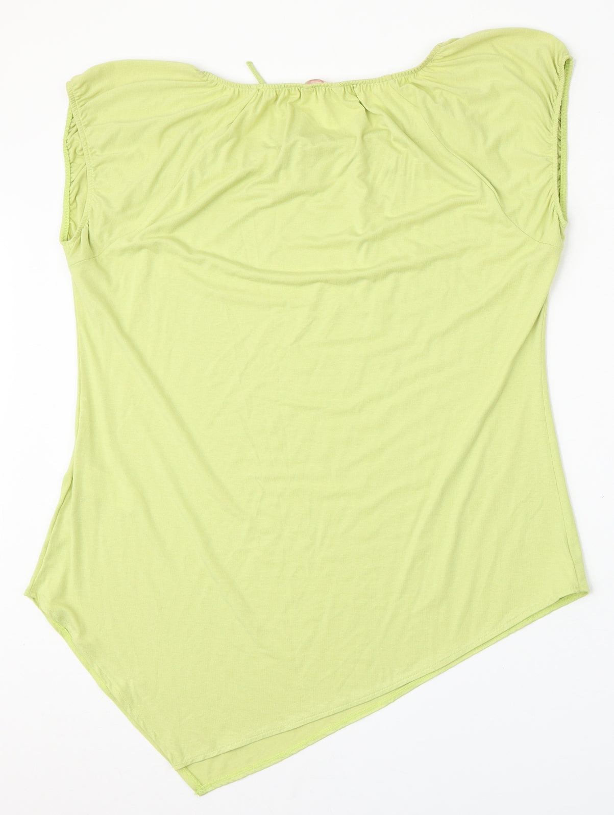 Womens UK Size 14 Marks and Spencer Green Basic Blouse