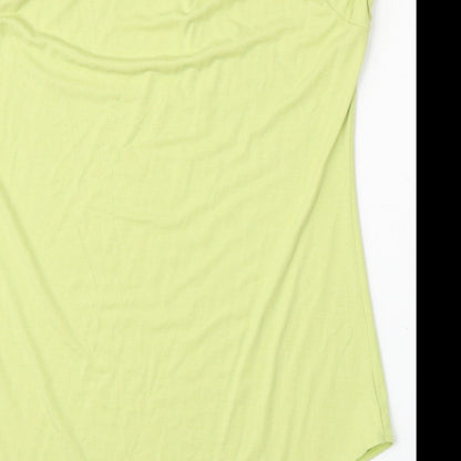 Womens UK Size 14 Marks and Spencer Green Basic Blouse