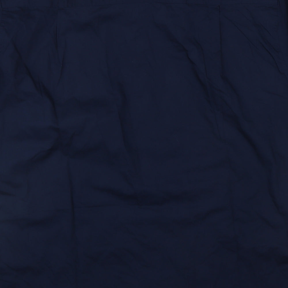 Williams&Brown Mens Black  Polyester  Button-Up Size 17 Collared Button