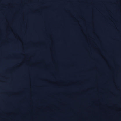 Williams&Brown Mens Black  Polyester  Button-Up Size 17 Collared Button