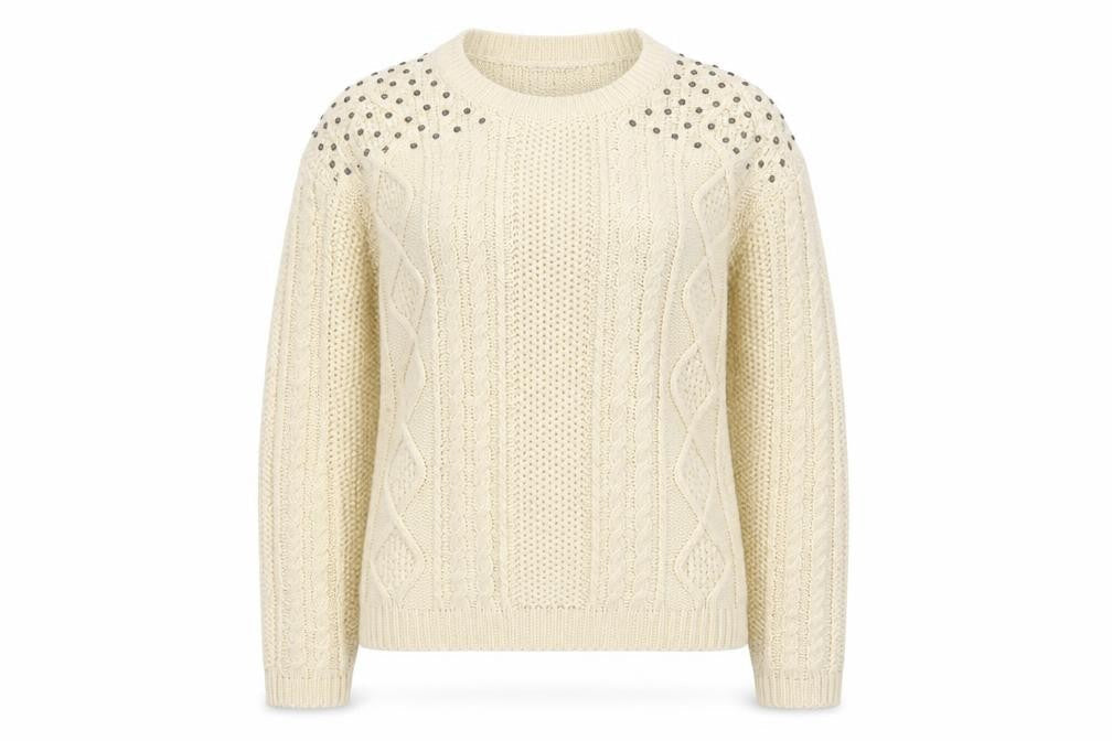 Womens UK Size 10 Primark Beige Pullover Jumper